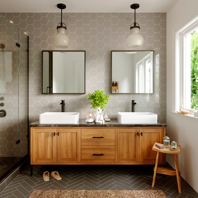 Karran Kassel Matte Black Vessel 1-Handle Waterfall Bathroom Sink Faucet with Drain - Image 8