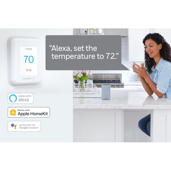 Honeywell Home White Smart Thermostat and Room Sensor with Wi-Fi Compatibility - Image 9