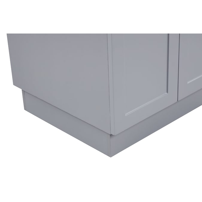 Style Selections 21.4-in x 24.1-in 1-Basin Light Gray Freestanding Utility Tub with Cabinet, Drain, and Faucet - Image 13