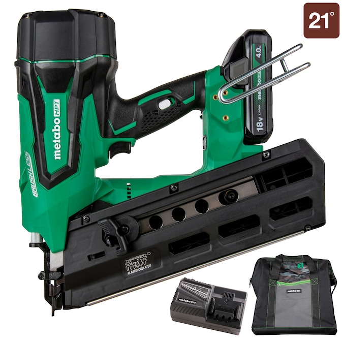 Metabo HPT 3-1/2-in 21-Degree Cordless Framing Nailer (Battery and Charger Included)
