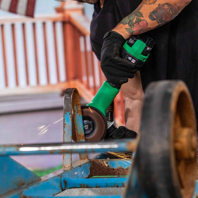 Metabo HPT MultiVolt 4.5-in 18-volt Paddle Switch Brushless Cordless Angle Grinder (Tool Only) - Image 12