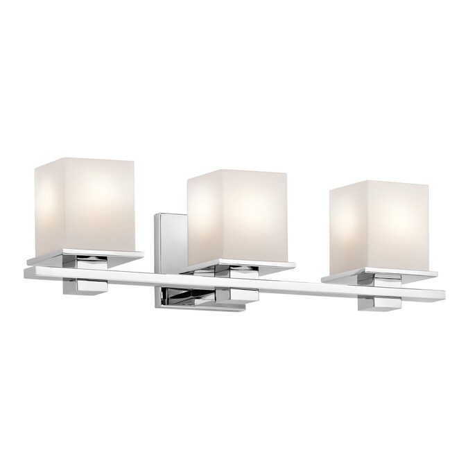 Kichler Tully 24-in 3-Light Chrome Modern/Contemporary Vanity Light