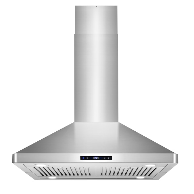 Cosmo 30-in 380-CFM Ducted Stainless Steel Island Range Hood