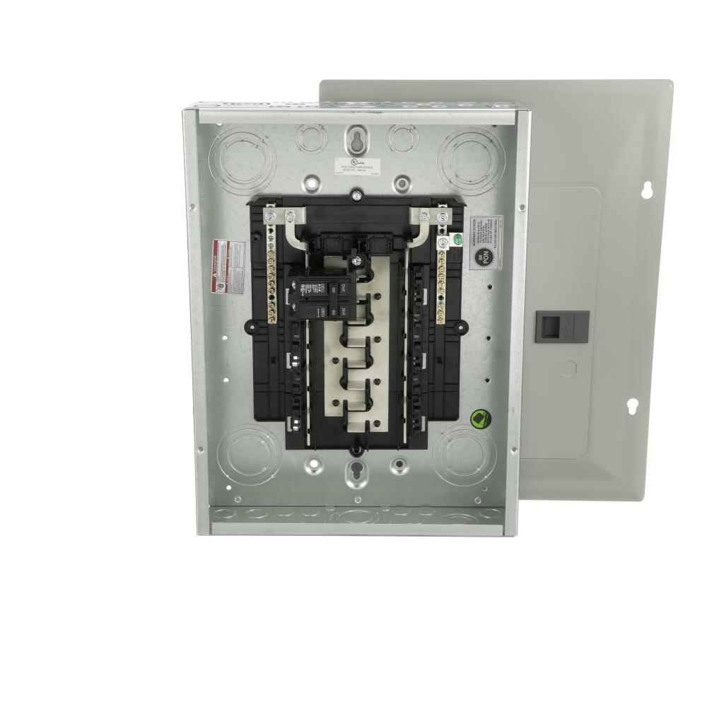 Type BR 100 -Amp 12 -Spaces 24 -Circuit Indoor Main breaker Plug-On Neutral Load Center