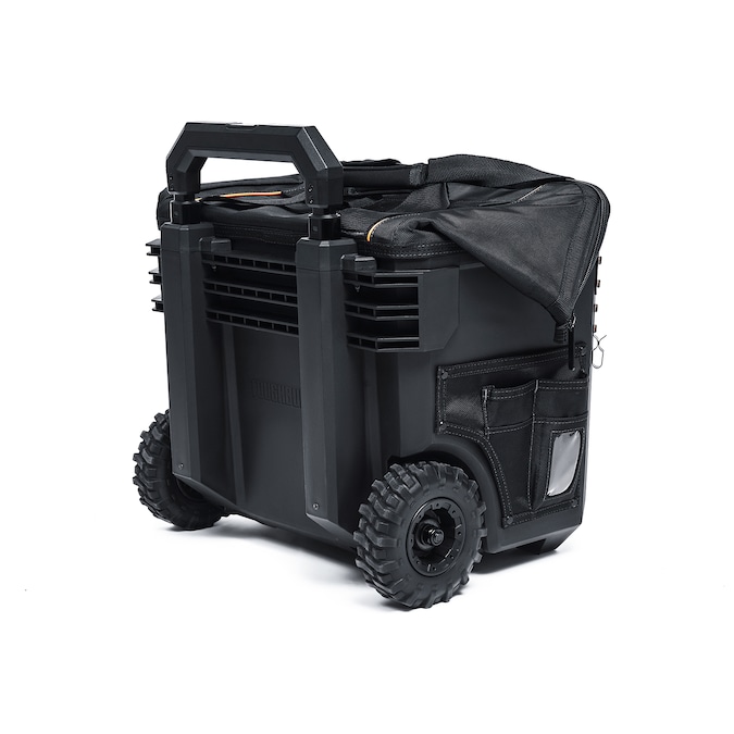 TOUGHBUILT Massive Mouth Hard Bottom XL Black Polyester 18-in Zippered Rolling Tool Bag - Image 18