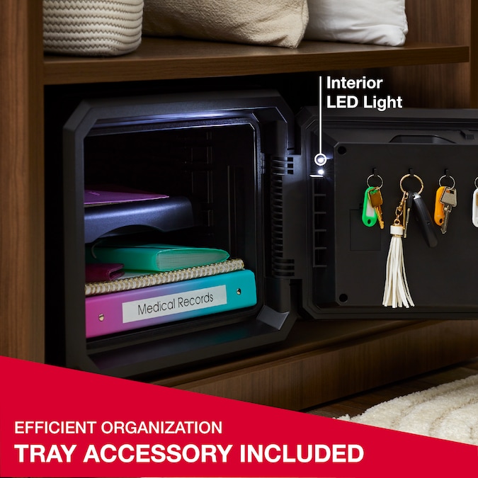 SentrySafe 0.8-cu ft Fireproof and Waterproof Home Safe with Electronic/Keypad Lock - Image 3