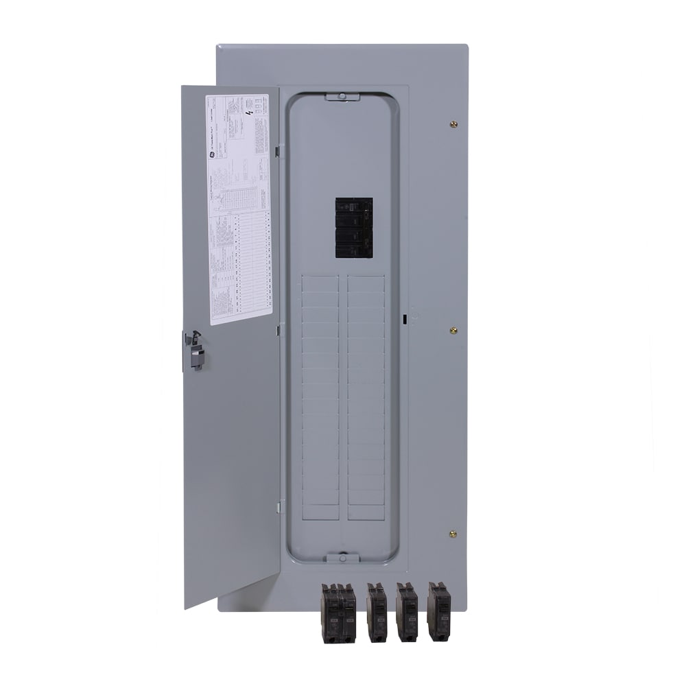 GE PowerMark Gold 200 -Amp 32 -Spaces 64 -Circuit Indoor Main breaker Load Center (Value Pack)
