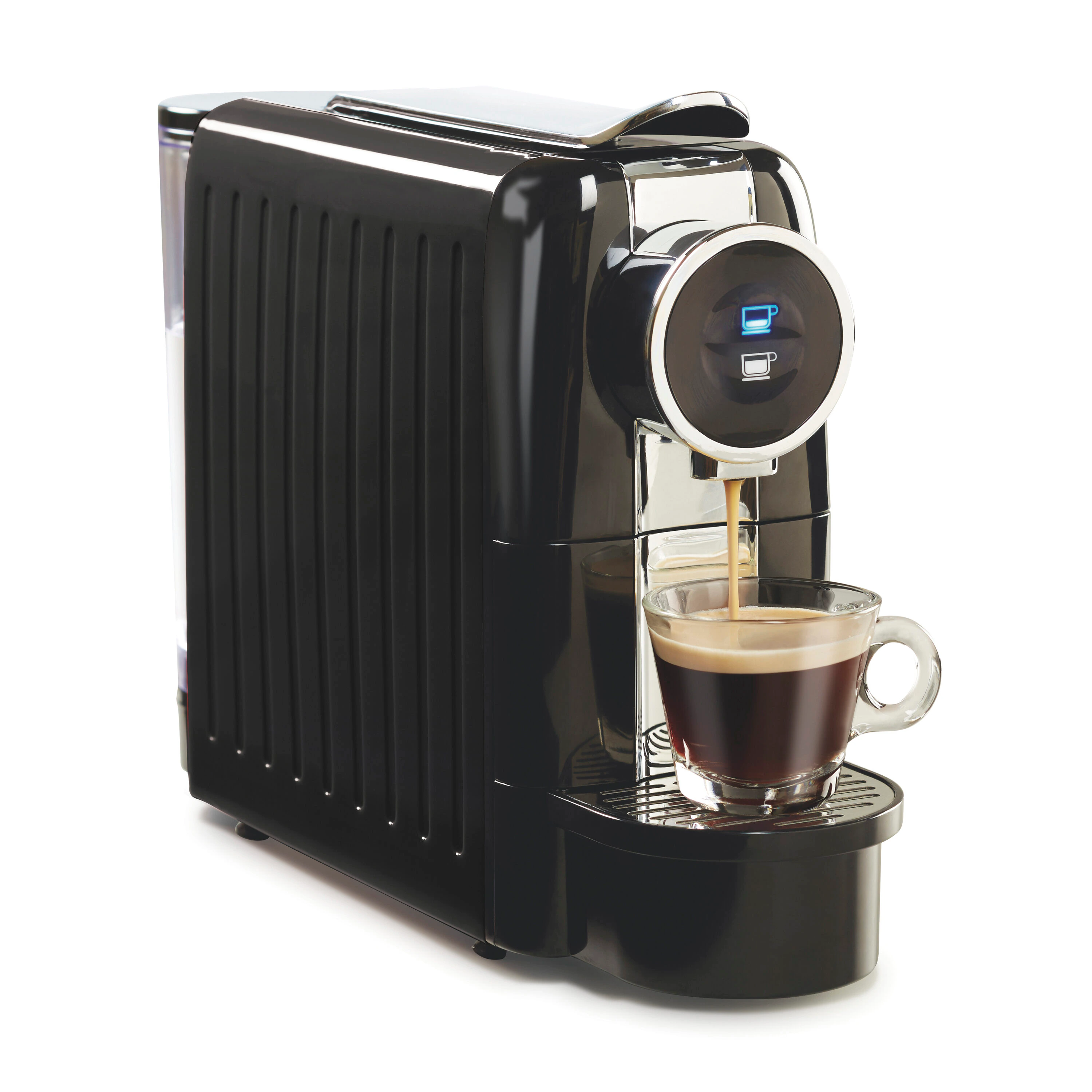 Automatic Espresso Machine with Drip Tray ( black )