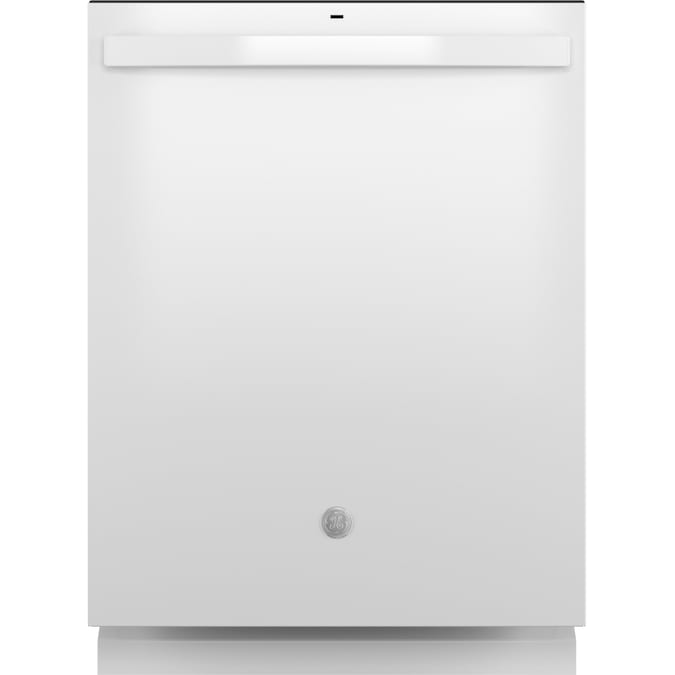 GE Dry Boost 24-in Top Control Built-in Dishwasher With Third Rack ( White ) ENERGY STAR, 50-Decibel Very Quiet Sound Level