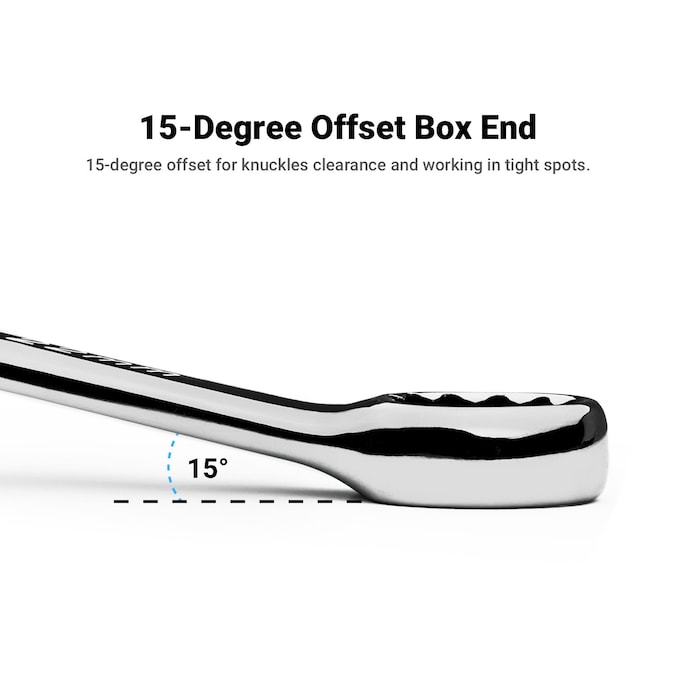 Capri Tools 17-Piece Set 12-point (Sae) Standard Combination Wrench Includes Soft Case - Image 5