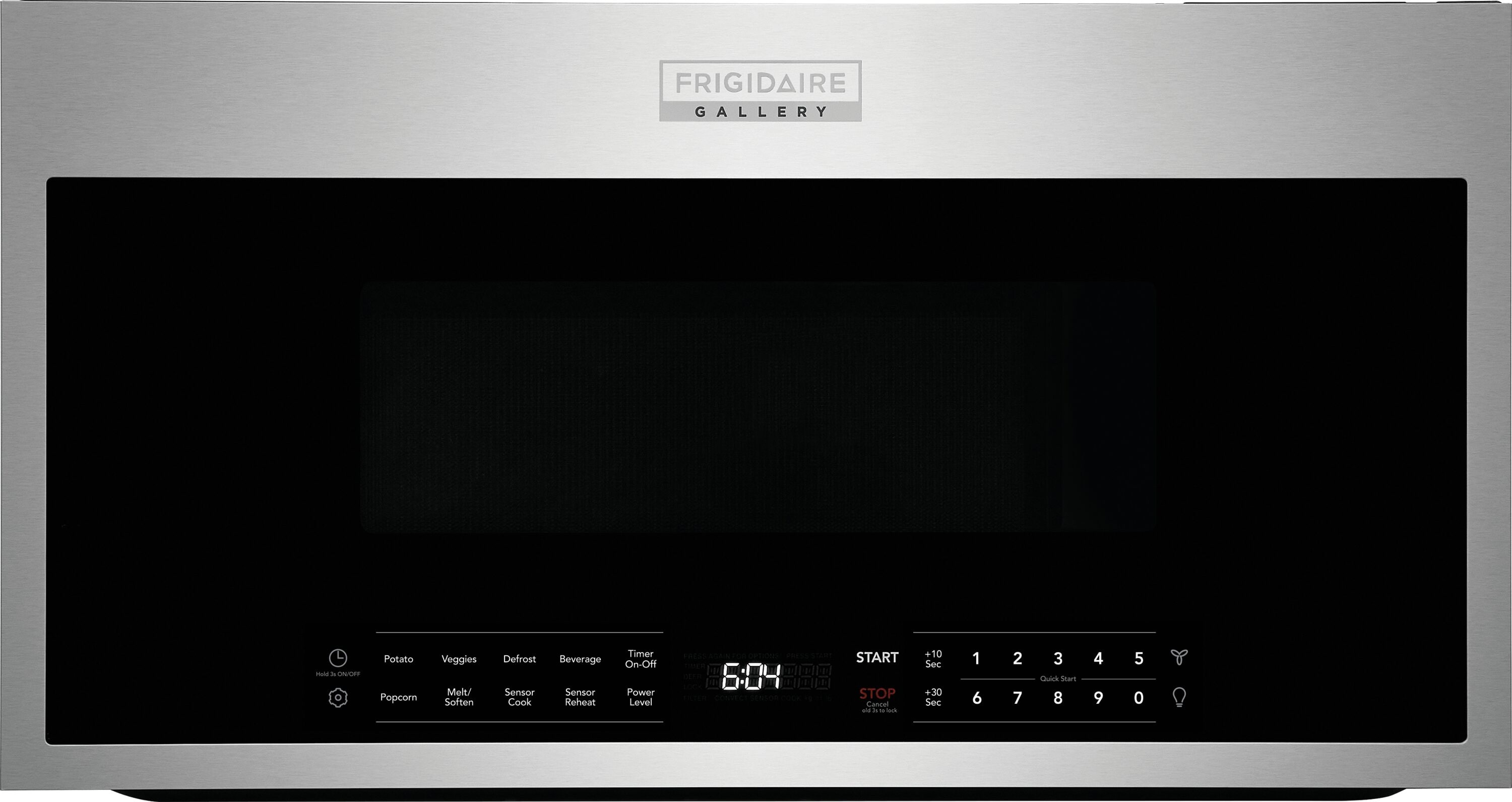 Gallery 1.9-cu ft 29.88-in Over-the-Range Microwave with Sensor Cooking ( Fingerprint Resistant Stainless Steel )