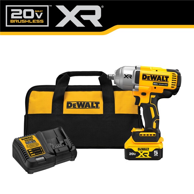 DEWALT XR 20-volt Max Variable Brushless 1/2-in Drive Cordless Impact Wrench (Battery Included) - Image 2