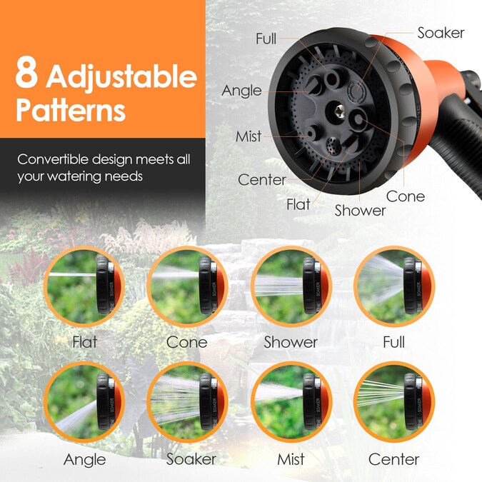 WELLFOR Plastic 98-ft Wall-mount Hose Reel - Image 4