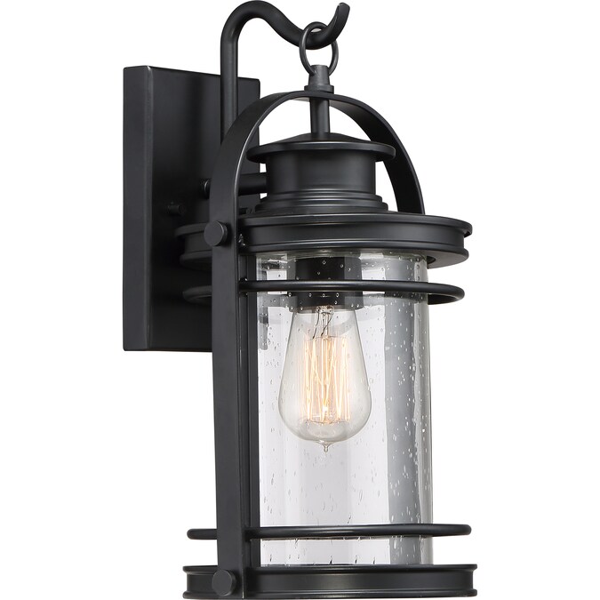 Quoizel Booker 1-Light 15-in H Black Outdoor Wall Light - Image 2