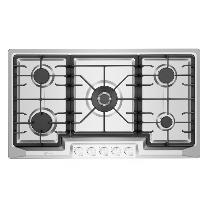 Empava 36-in 5 Burners Stainless Steel Gas Cooktop - Image 8