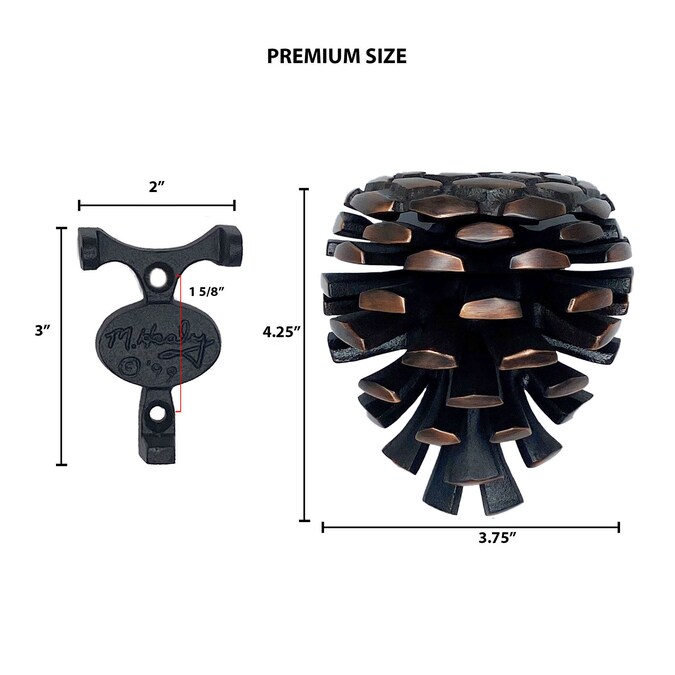 Michael Healy 4-1/4-in Oil-Rubbed Door Knocker - Image 3
