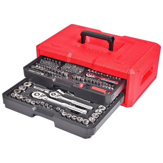 CRAFTSMAN 256-Piece Standard (SAE) and Metric Polished Chrome Mechanics Tool Set with Hard Case - Image 10