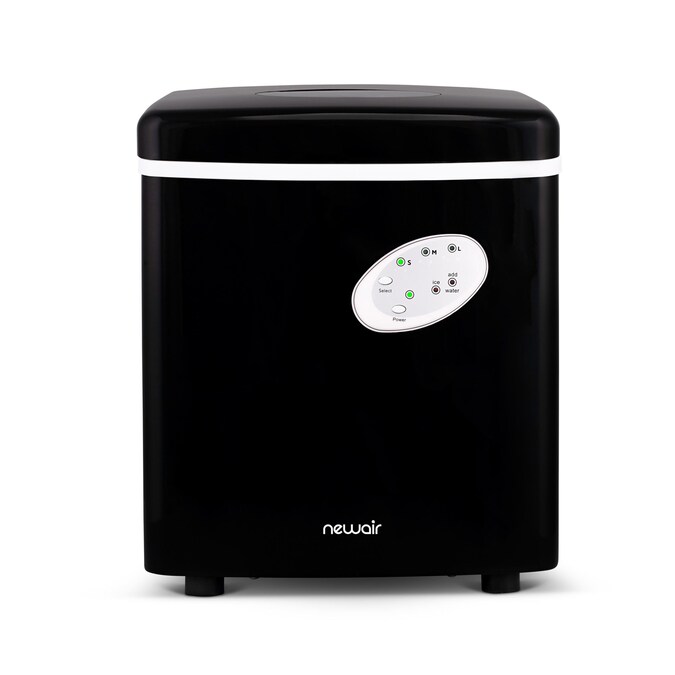 NewAir 28-lb Ice Per day Countertop or Portable Bullet Ice Maker (Black)