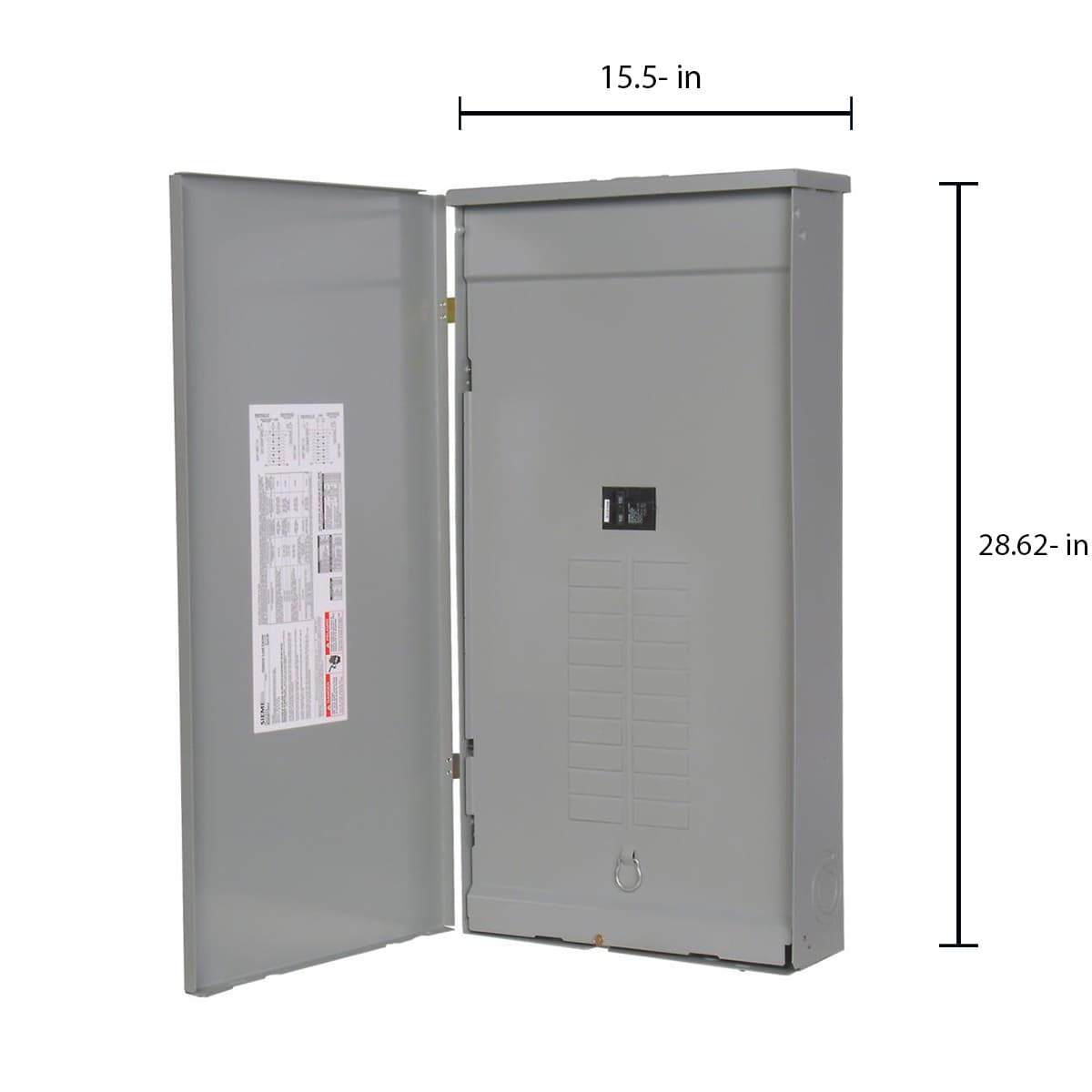 PN 100 -Amp 20 -Spaces 20 -Circuit Outdoor Convertible main breaker panel Plug-On Neutral Load Center - Image 2