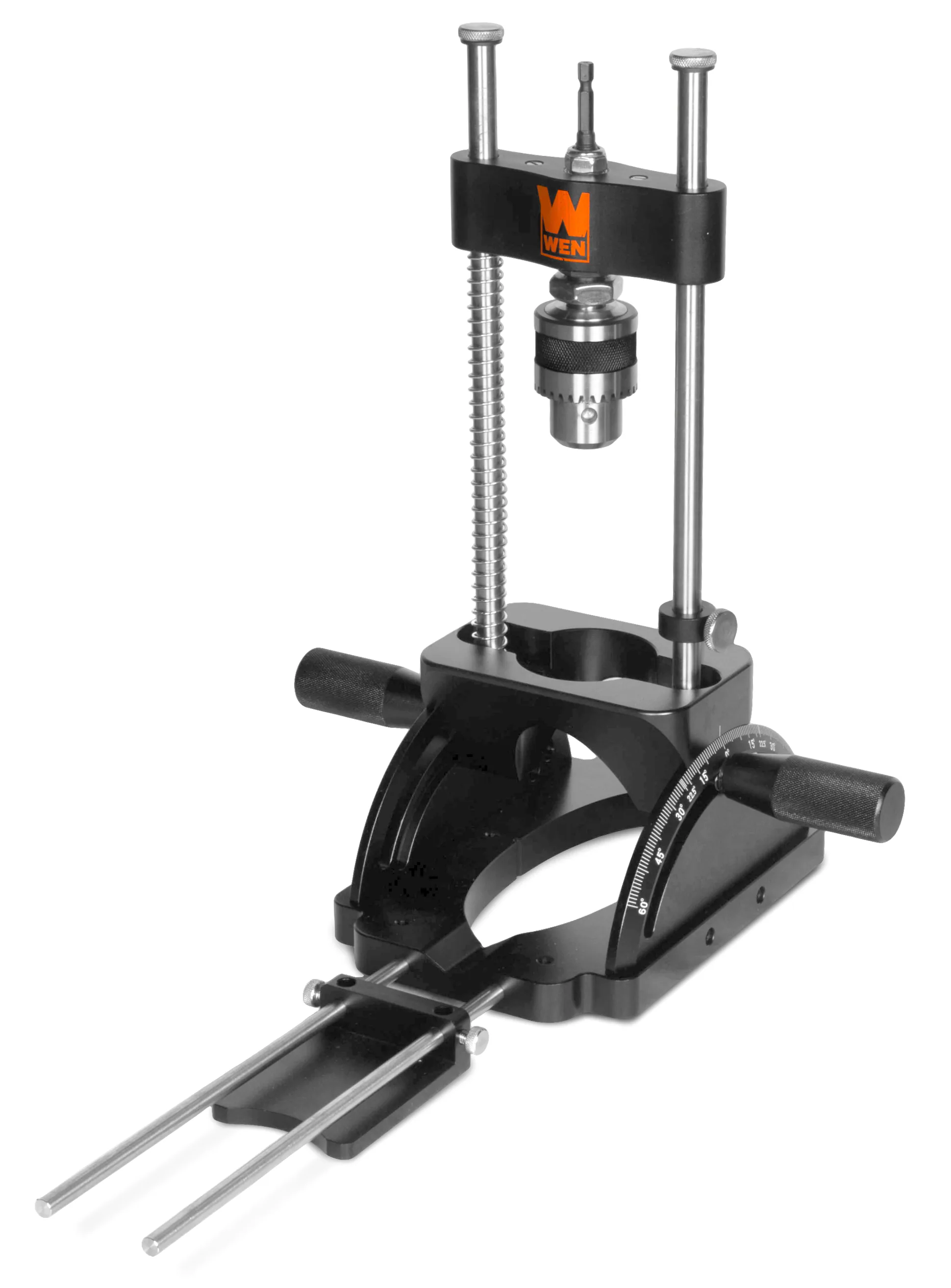 Portable Drill Guide, Heavy-Duty and Adjustable Precision Drill Press Adjustable Drill Press Attachment