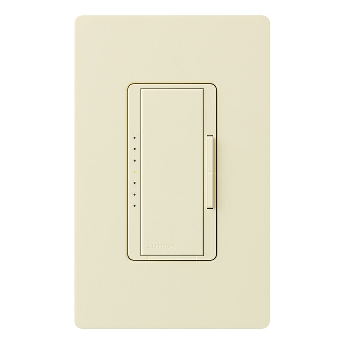 Lutron Maestro Magnetic Low Voltage Single-pole Touch Light Dimmer Switch, Almond