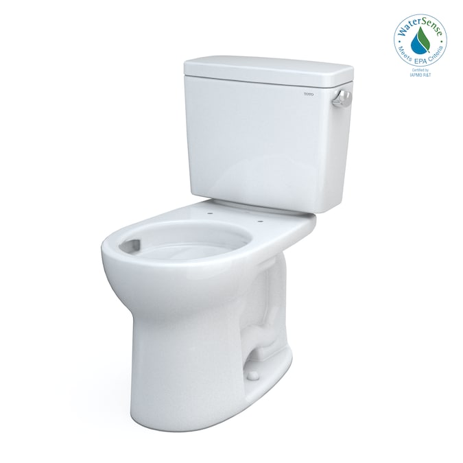 TOTO Drake Cotton Round Standard Height 2-piece Toilet 12-in Rough-In WaterSense 1.28-GPF