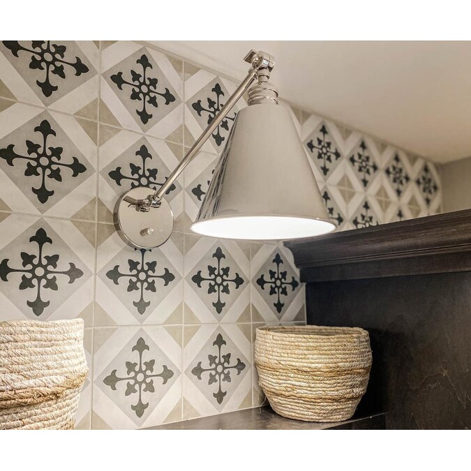 Maxim Lighting Library 8-in W 1-Light Polished Nickel Transitional Wall Sconce - Image 2