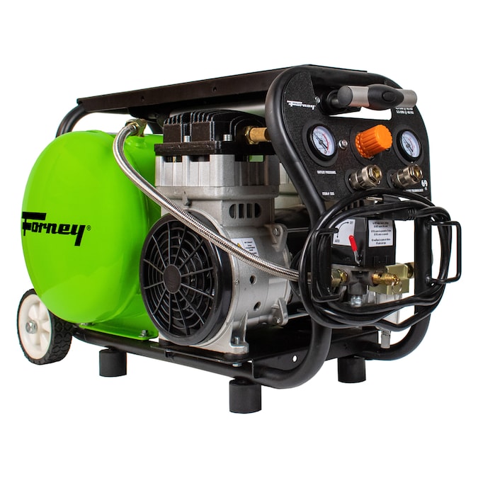 Forney 4-Gallon Portable Electric 120 PSI Horizontal Air Compressor