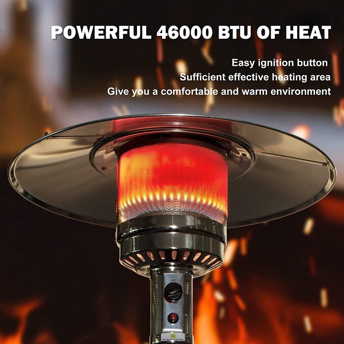 PamaPic 48000-BTU Outdoor Portable Propane Tank Top Propane Heater - Image 3