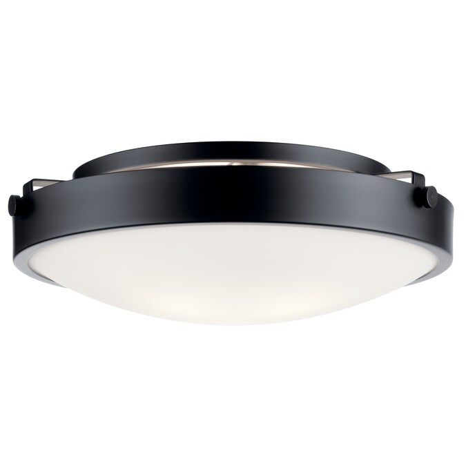 Kichler Lytham 3-Light Black Flush Mount Light