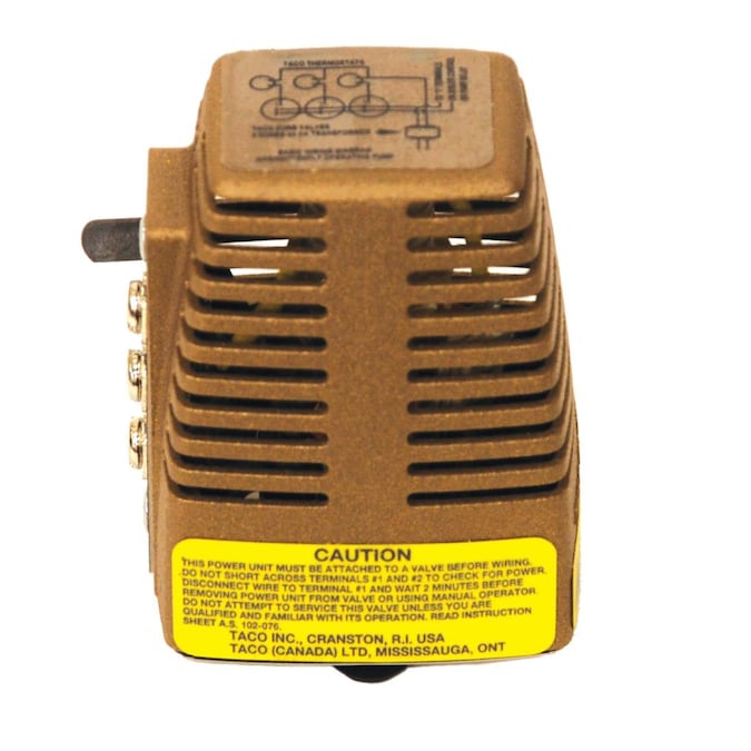 Durst Bronze Power Head for Hot Water Hydronic Baseboard Heater Accessories - Easy Twist Off Replacement - Compatible with #570 Series Zone Valves