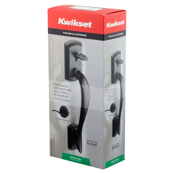 Kwikset Signature Series Avalon Venetian Bronze Entry Door Handleset with Tustin Lever - Image 5