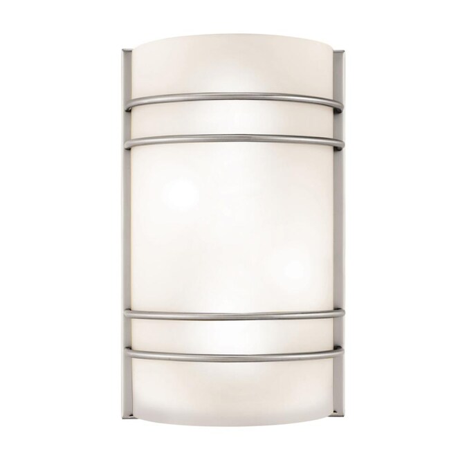 Access Lighting Artemis 7.5-in W 2-Light Brushed Steel Transitional Wall Sconce ENERGY STAR