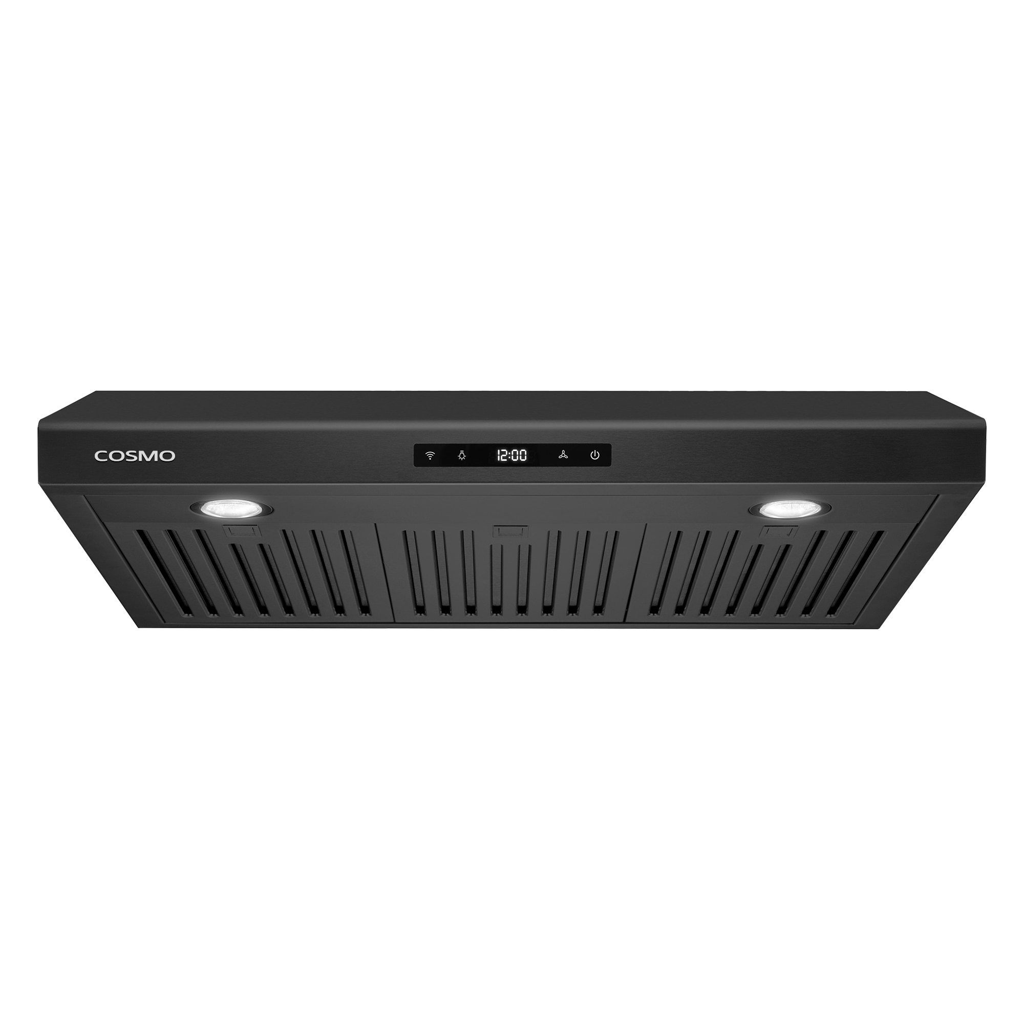 30 inch Ducted 500-CFM Black Under Cabinet Range Hood