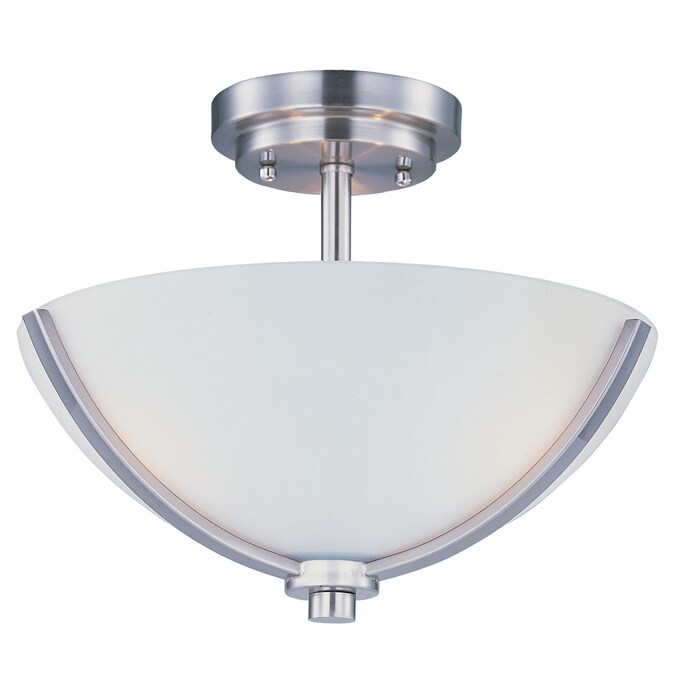 Maxim Lighting Deven 3-Light Satin Nickel Semi mount light