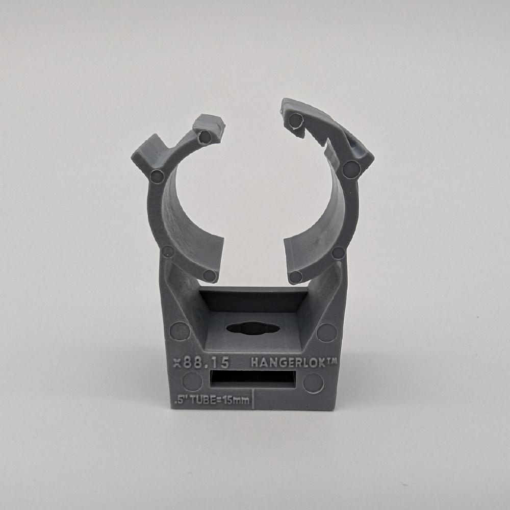 100 -Pack 1/2-in to 1/2-in dia Plastic Standard pipe clamp