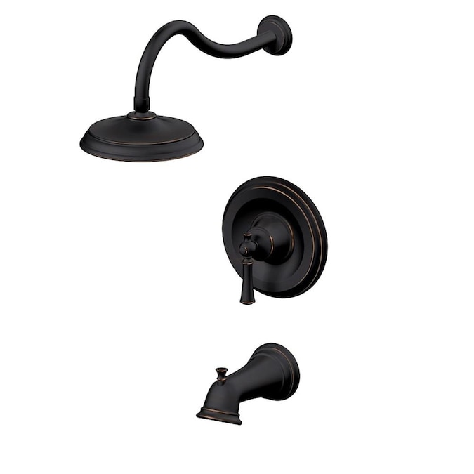 TOSCA Annette Oil Rubbed Bronze 1-handle Single Function Bathtub and Shower Faucet Valve Included