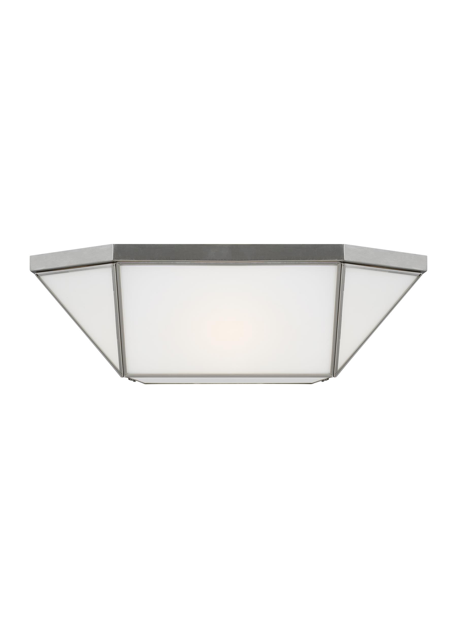 Morrison 4 -Light 20-in Brushed Nickel Flush Mount Light