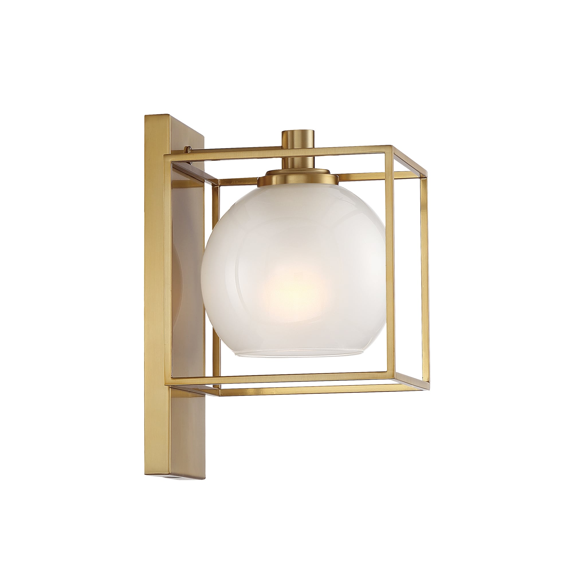 Cowen 6.75-in 1 -Light Brushed Gold Glam Vanity light - Image 2