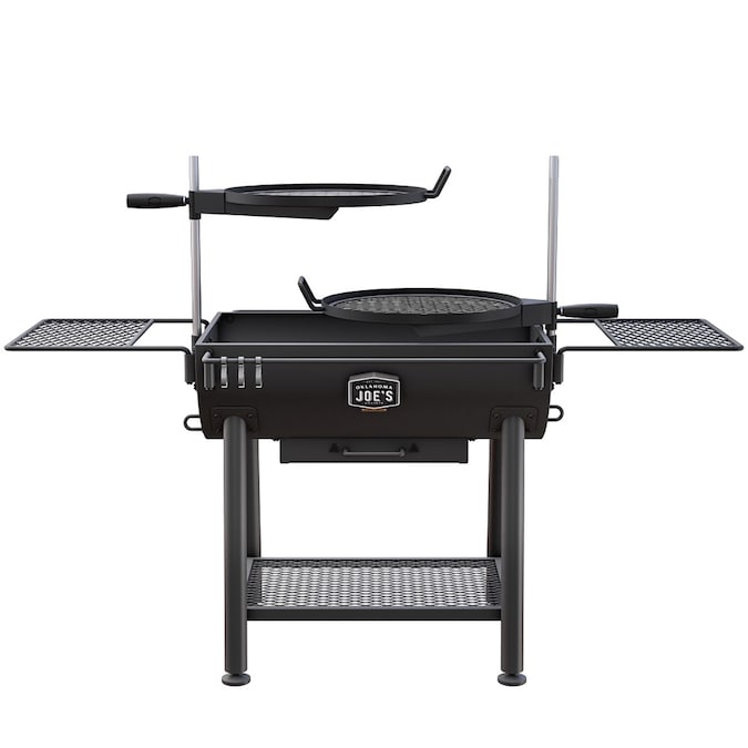 Oklahoma Joe's Firecraft 29-in W Black Barrel Charcoal Grill