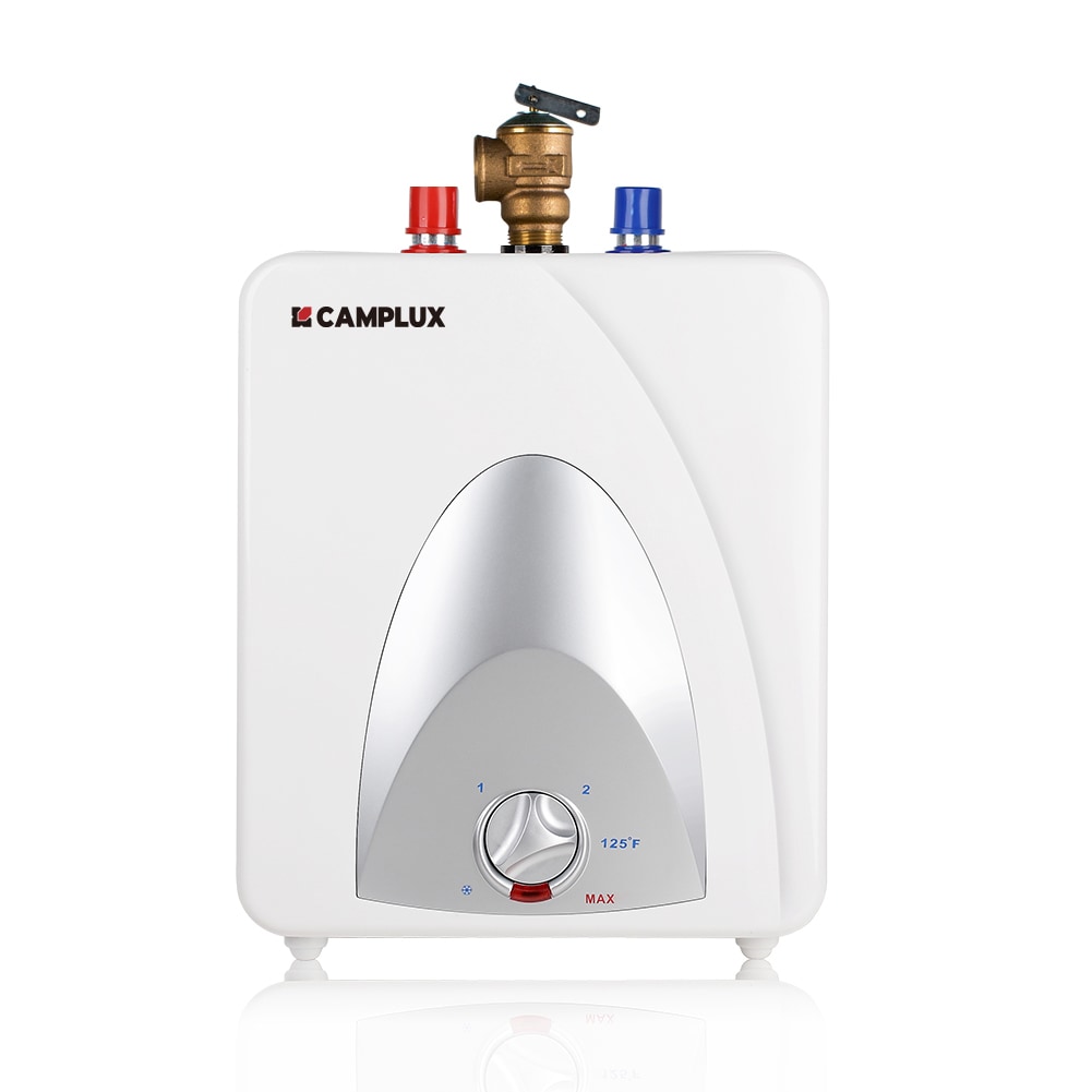 Camplux Me10 Mini Tank Electric Water Heater 1.3-Gallon,1.44kw At 120 Volts, Ul Listed