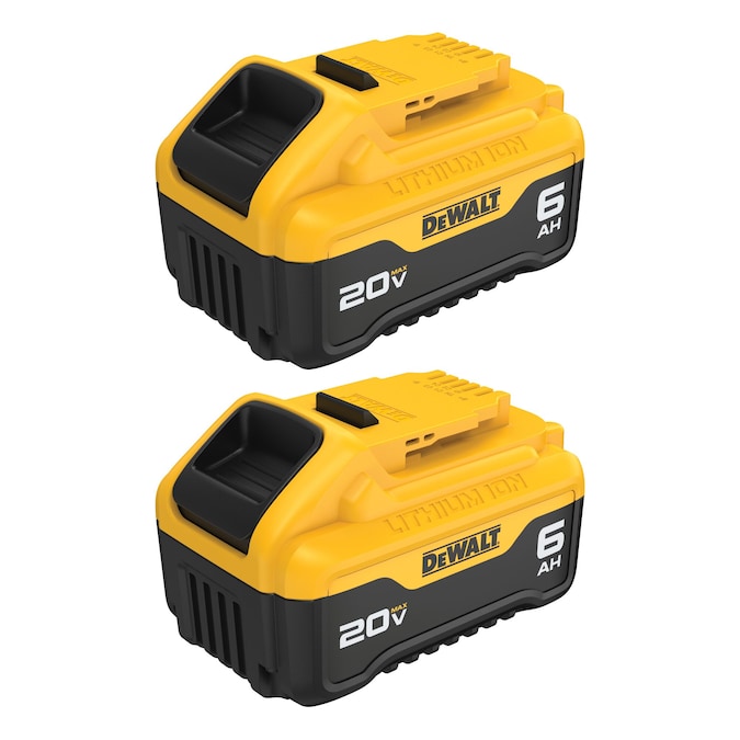 DEWALT 20-V 2-Pack Lithium-ion Battery (6 Ah)