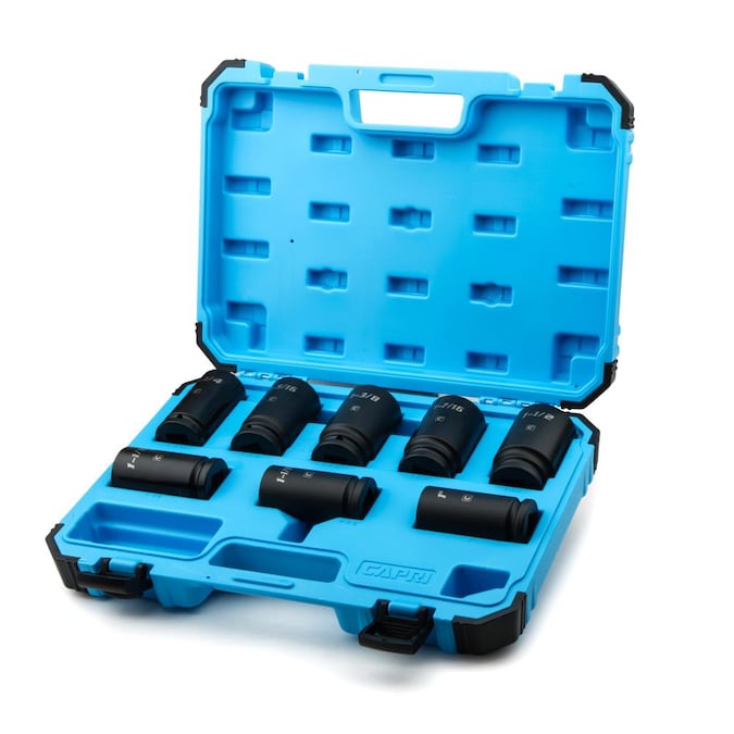Capri Tools Standard (SAE) 3/4-in Drive Set 6-point Impact Socket Set