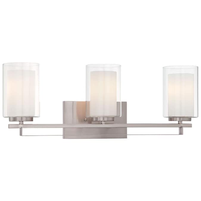Minka Lavery Parsons Studio 24-in 3-Light Brushed Nickel Modern/Contemporary Vanity Light