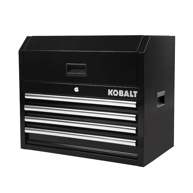 Kobalt 26-in W x 22-in H 4-Drawer Steel Tool Chest (Black)