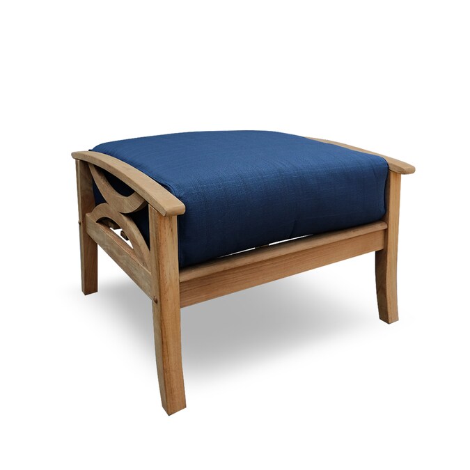 Cambridge Casual Chester 1 Natural Teak Wood Ottoman