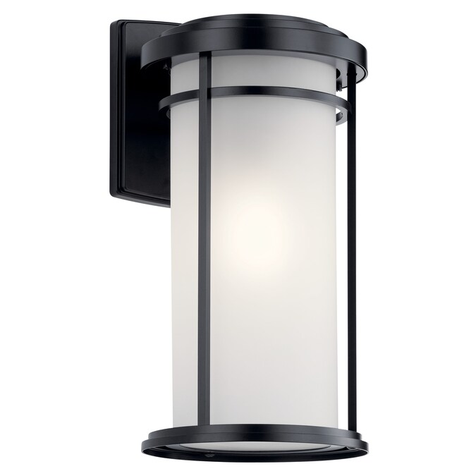 Kichler Toman 1-Light 20-in H Black Outdoor Wall Light