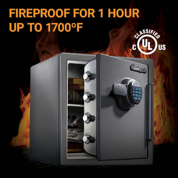 SentrySafe 1.2-cu ft Fireproof and Waterproof Home Safe with Electronic/Keypad Lock - Image 2