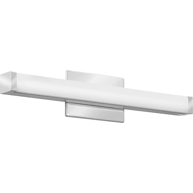 Lithonia Lighting Contemporary Square Vanity 34.19-in 1-Light Brushed Nickel LED Modern/Contemporary Vanity Light