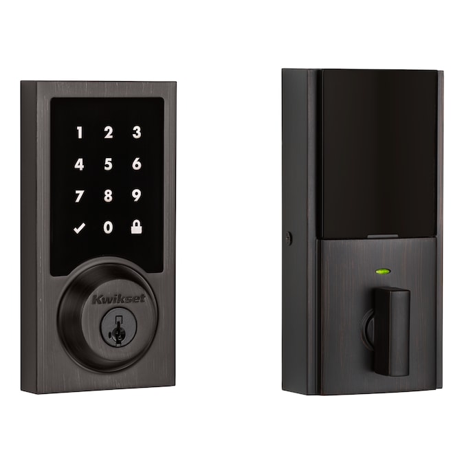 Kwikset 916 SmartCode Venetian Bronze Smart Lock Electronic Deadbolt Smartkey Touchscreen Keypad
